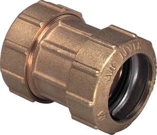 20 mm PE-Rohr Messing Kupplung/Verschraubung 1/2" (Bild für) 20 mm PE-Rohr Messing Kupplung/Verschraubung 1/2"